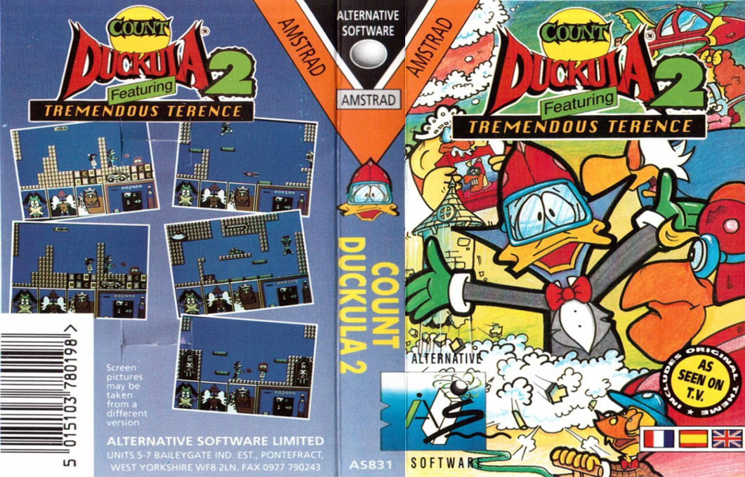 Count Duckula 2 Featuring Tremendous Terence — box-texture (EU)