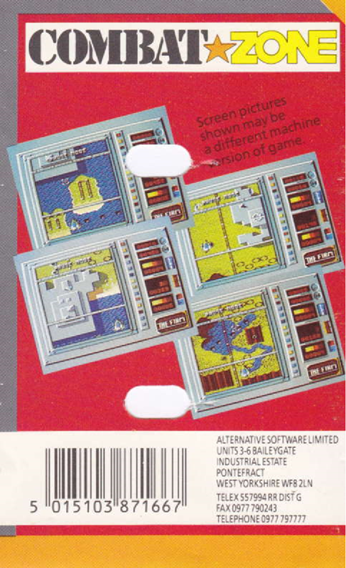 Combat Zone — box-2D-back (EU)