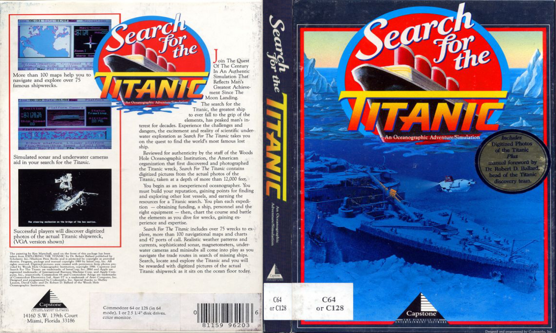 Search For The Titanic — box-texture (US)