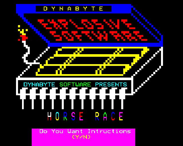 Horse Race — sstitle (WOR)