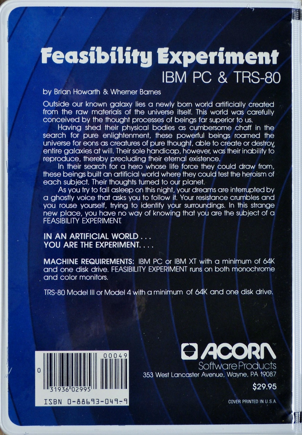 Mysterious Adventure No. 7: Feasibility Experiment — box-2D-back (WOR)