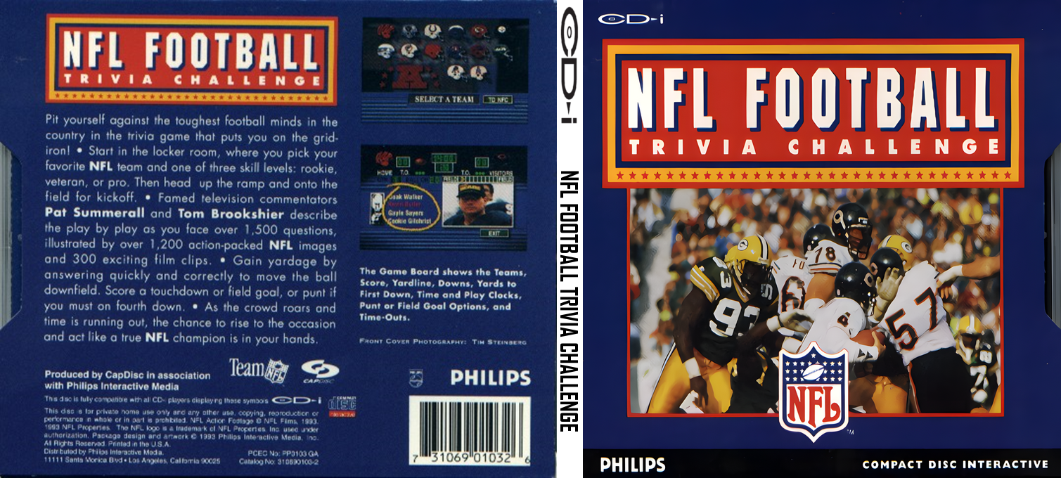 NFL Football Trivia Challenge — box-texture (US)