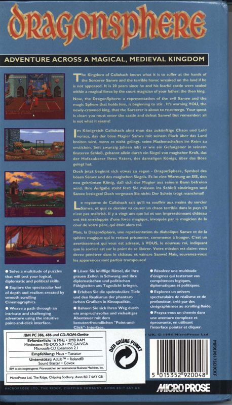 Dragonsphere — box-2D-back (EU)