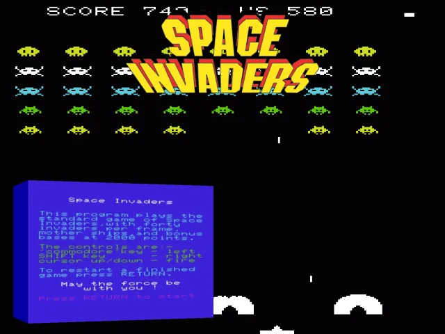Space Invaders — mixrbv2 (WOR)