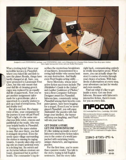 Stationfall — box-2D-back (US)
