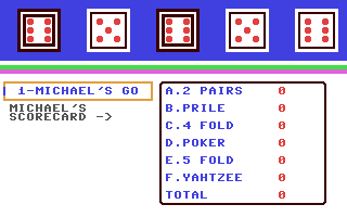 Yhatzee — ss (EU)