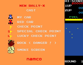 New Rally-X — sstitle (WOR)