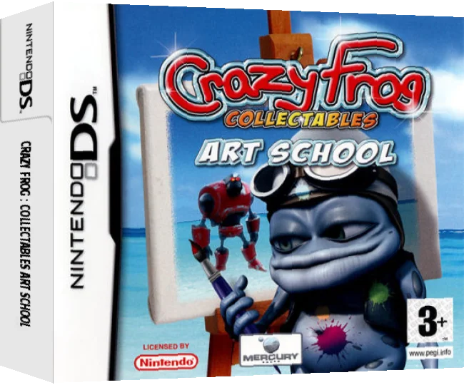 Crazy Frog Collectables - Art School — box-3D (EU)