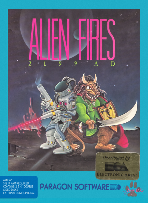 Alien Fires 2199 AD box art