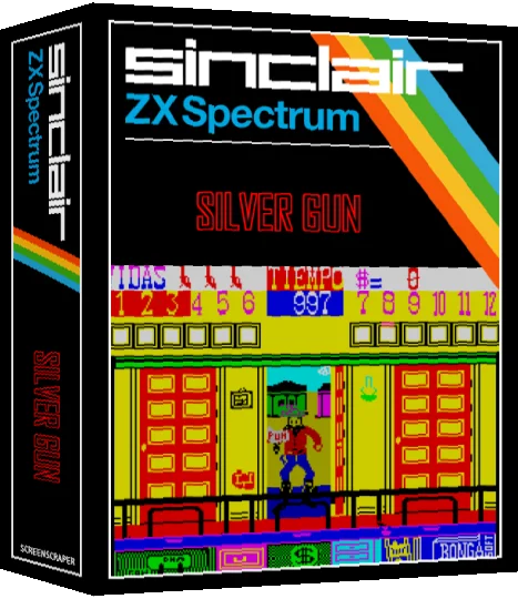 Silver Gun — box-3D (SS)