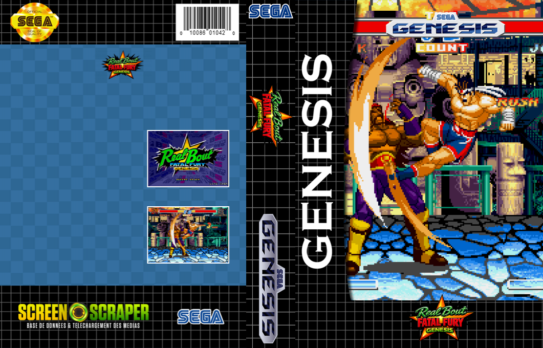 Real Bout Fatal Fury Genesis — box-texture (SS)