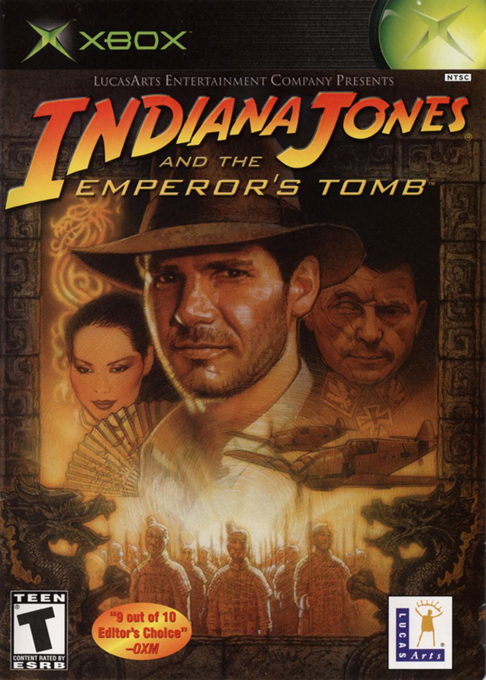 Indiana Jones and the Emperor's Tomb box art