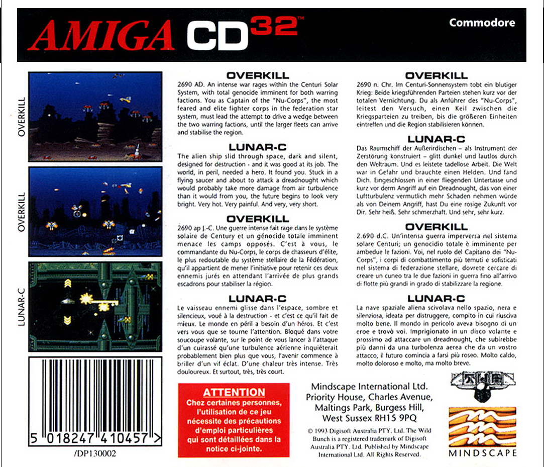 Overkill And Lunar-c — box-2D-back (WOR)