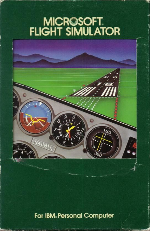 Microsoft Flight Simulator 1.0 box art