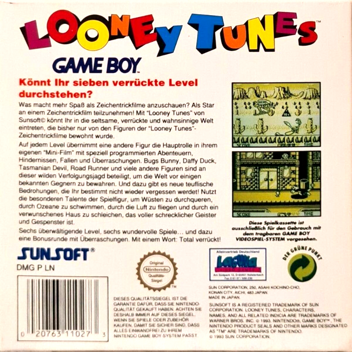 Looney Tunes — box-2D-back (DE)