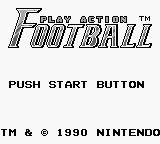 Play Action Football — sstitle (WOR)