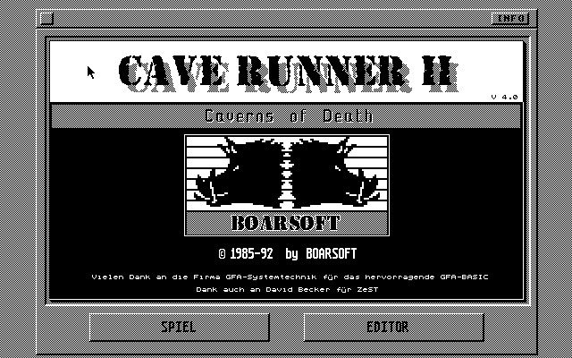 Cave Runner 2 - Caverns Of Death — sstitle (DE)