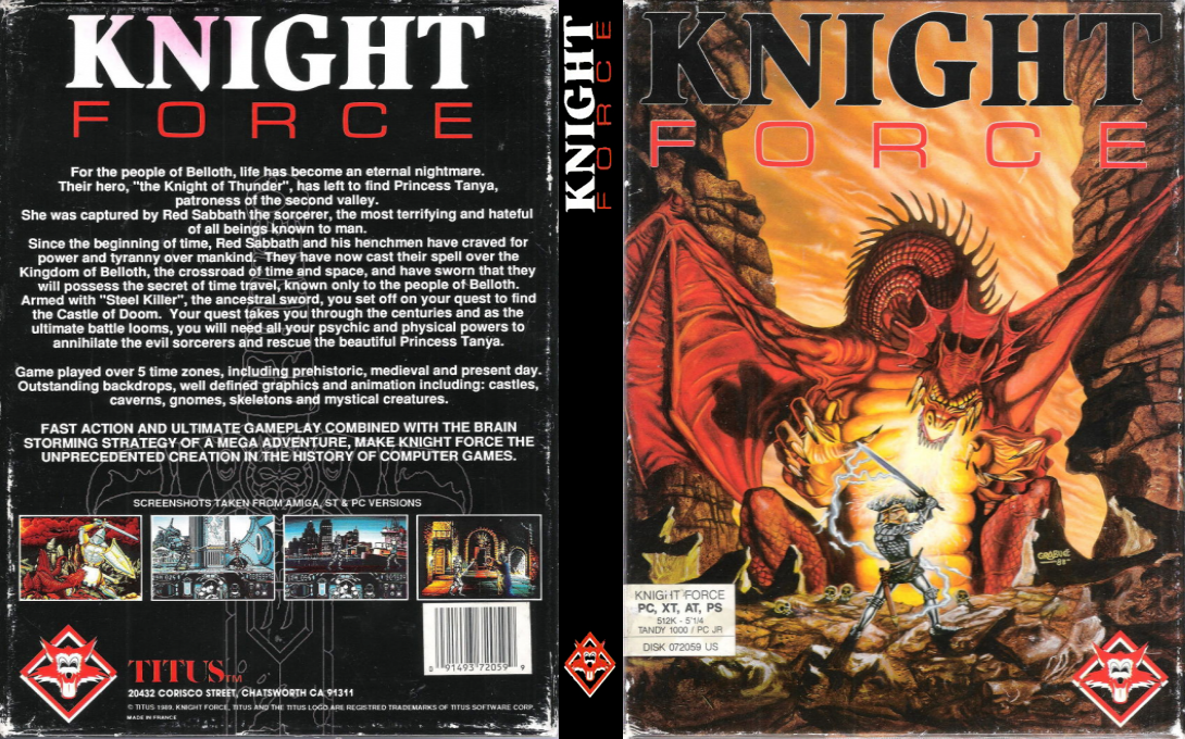 Knight Force — box-texture (EU)