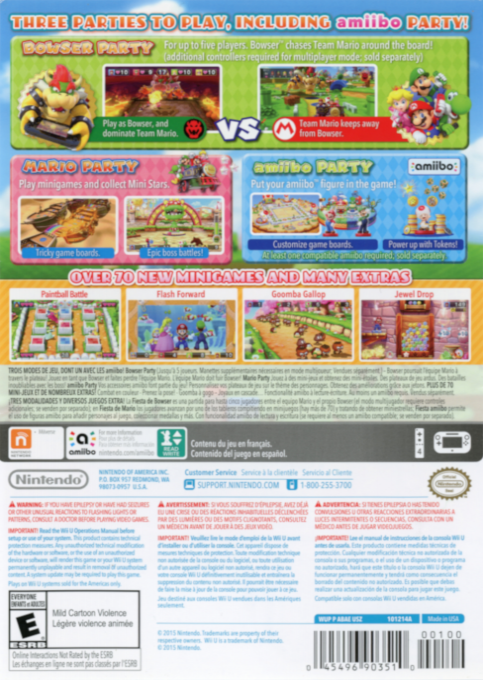 Mario Party 10 — box-2D-back (US)