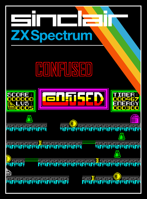Confused box art