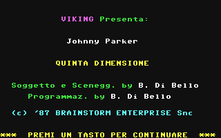 Johnny Parker : Quinta Dimensione — sstitle (IT)