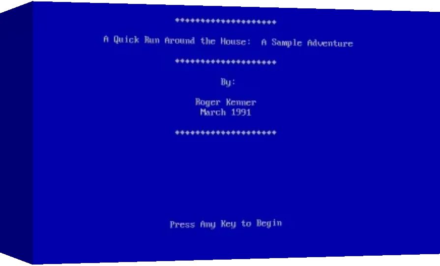 Quick Run Around The House, A — box-3D (WOR)
