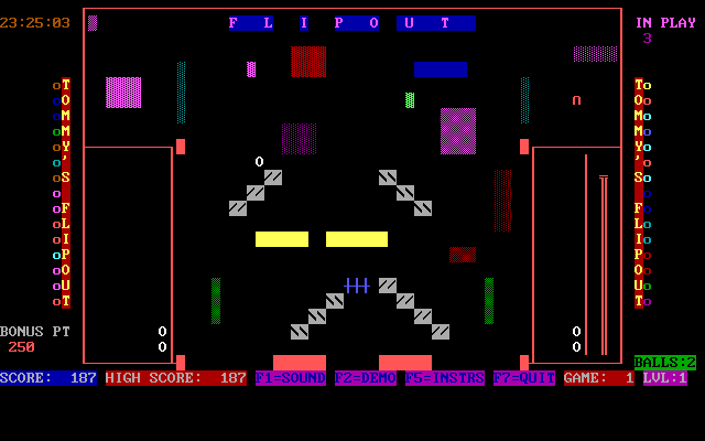 Tommy's Flipout — ss (WOR)