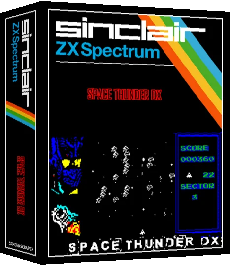 Space Thunder DX — box-3D (SS)