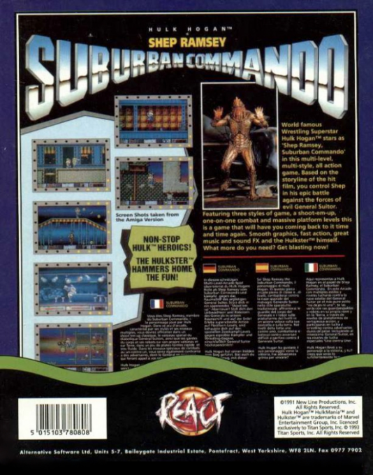 Suburban Commando — box-2D-back (EU)