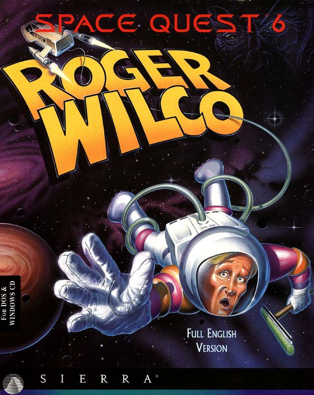 Space Quest 6 - Roger Wilco in the Spinal Frontier — box-2D (EU)