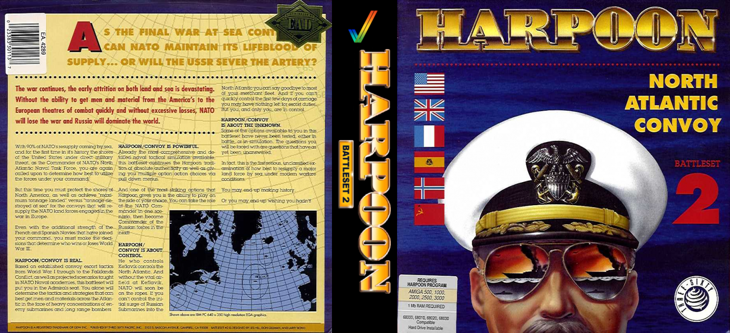 Harpoon - Battleset 2 - The North Atlantic Convoys — box-texture (CUS)