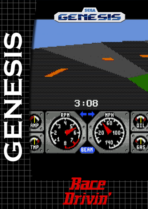 Race Drivin' — box-2D (SS)