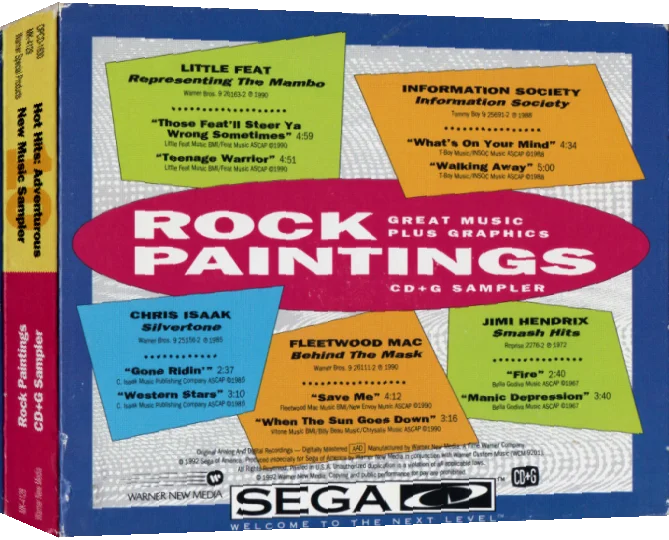 Rock Paintings/hot Hits — box-3D (US)