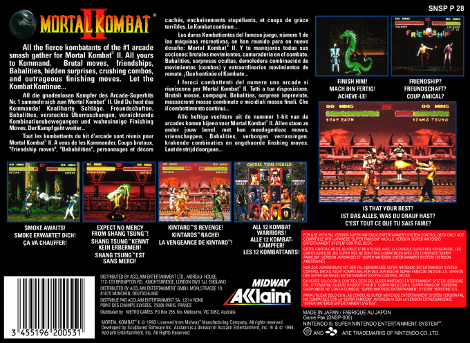Mortal Kombat II - Kyuukyoku Shinken — box-2D-back (EU)