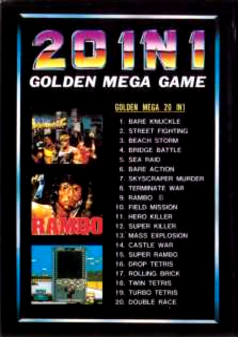 20 In 1 Golden Mega Game — box-2D-back (WOR)