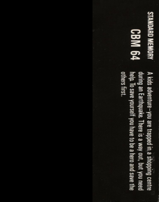Earthquake — box-2D-back (EU)