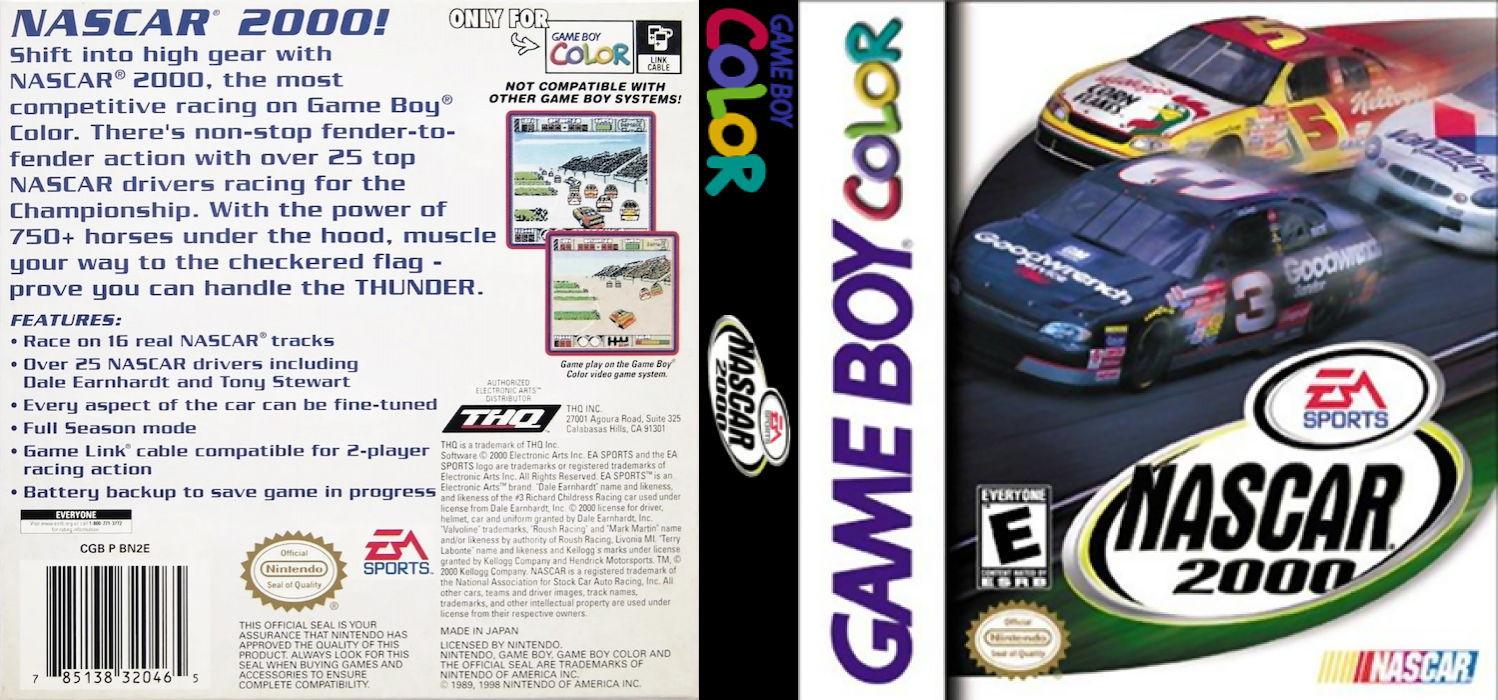 Nascar 2000 — box-texture (US)