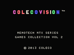 Memotech MTX Series - Games Collection Vol 2 — sstitle (WOR)