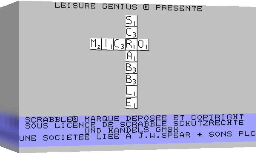 Micro Scrabble — box-3D (WOR)