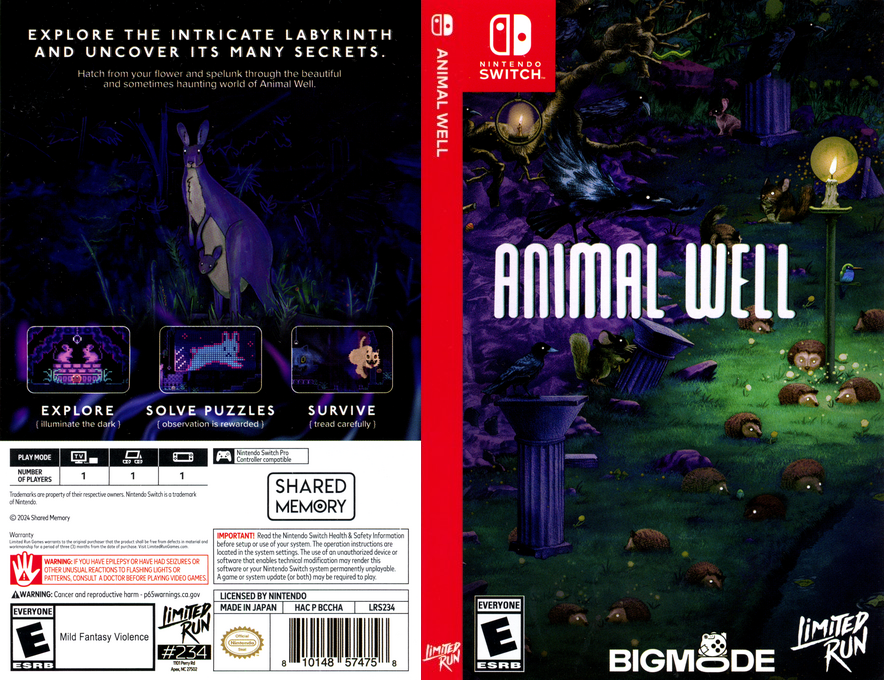 Animal Well — box-texture (US)
