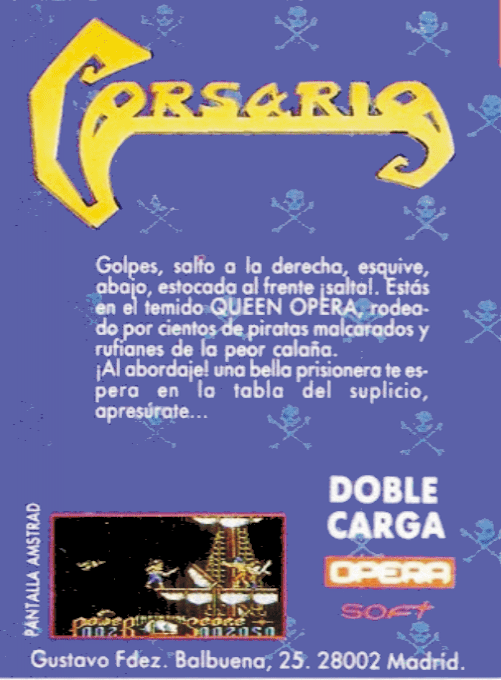 Corsaires — box-2D-back (SP)