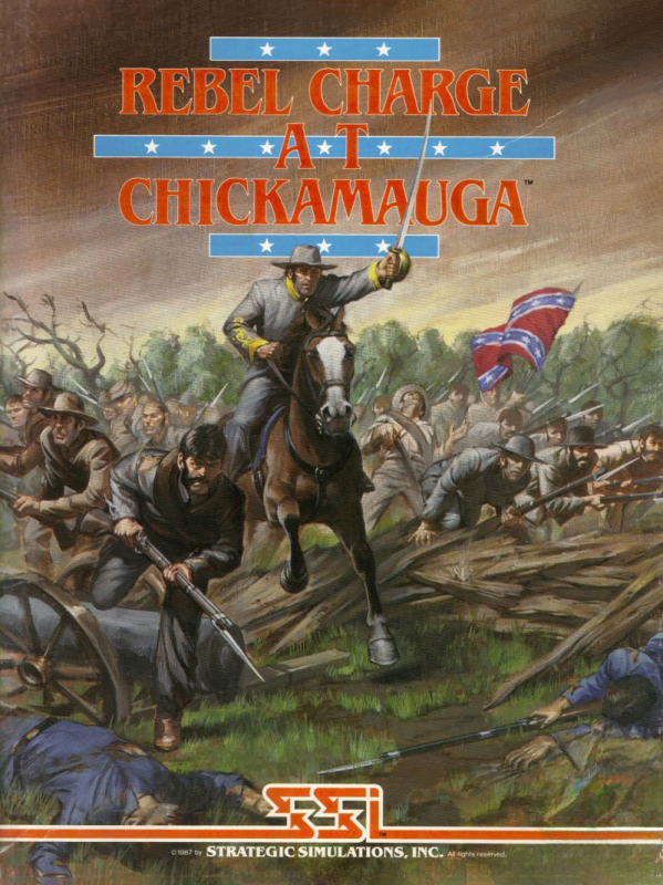 Rebel Charge At Chickamauga box art