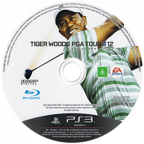 Tiger Woods PGA Tour 12 — support-2D (EU)