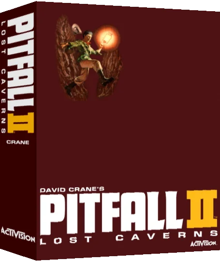 David Crane's Pitfall II - Lost Caverns — box-3D (US)