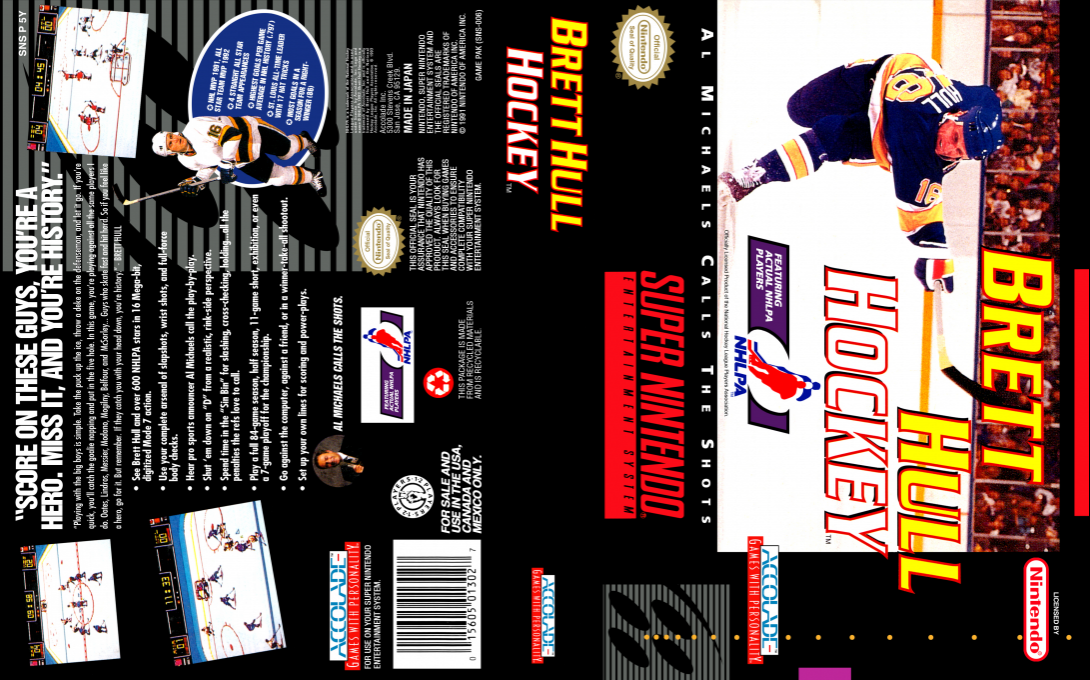 Brett Hull Hockey — box-texture (US)