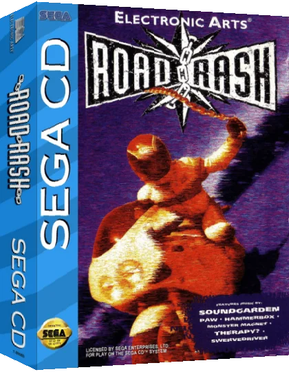 Road Rash — box-3D (US)