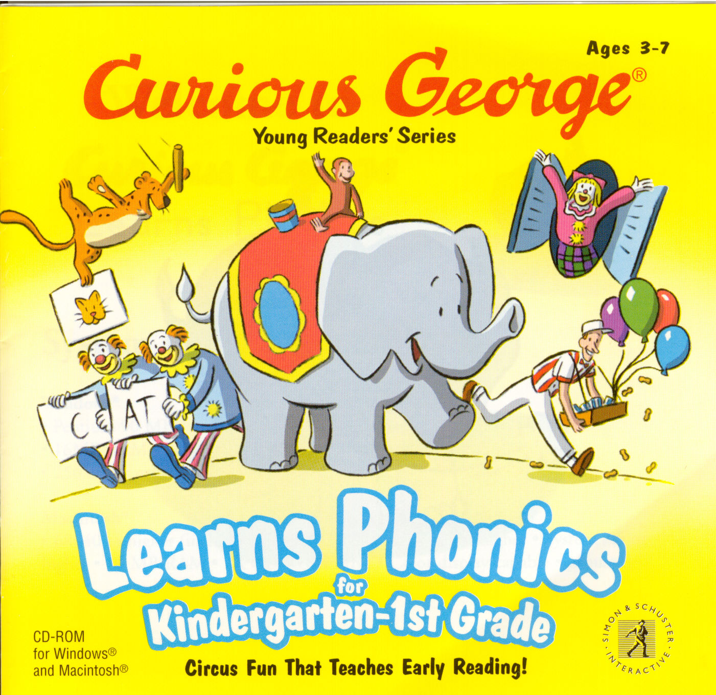 Curious George Learns Phonics box art