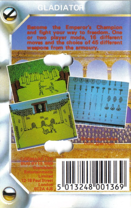 Gladiator — box-2D-back (EU)