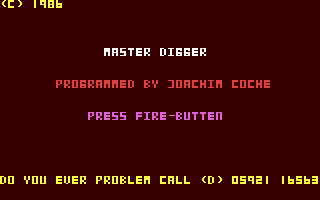 Master Digger — sstitle (WOR)