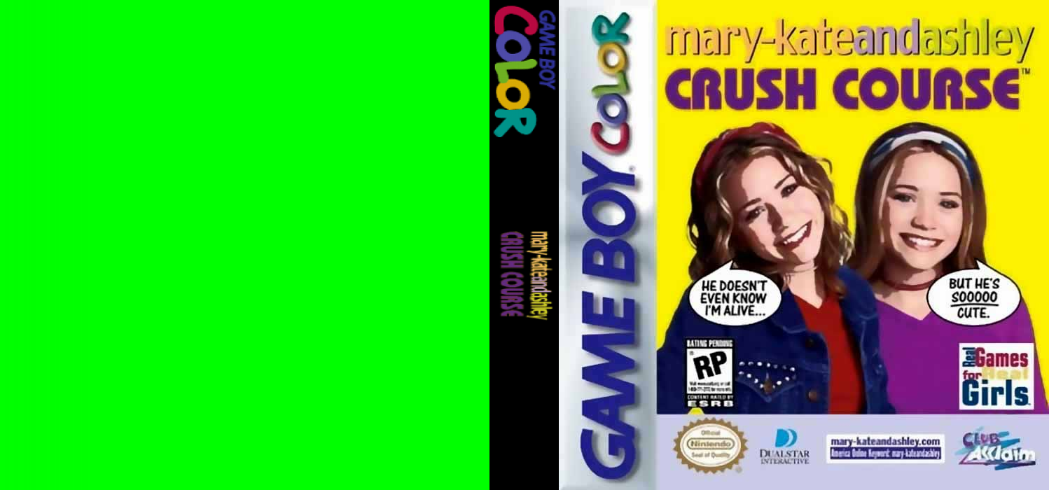 Mary-Kate and Ashley - Crush Course — box-texture (US)